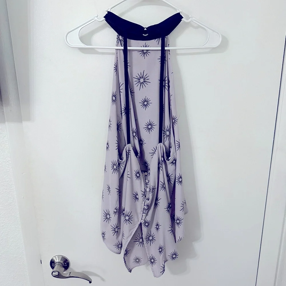 Free People High Neck Open Back Tank - Picture 2 of 10